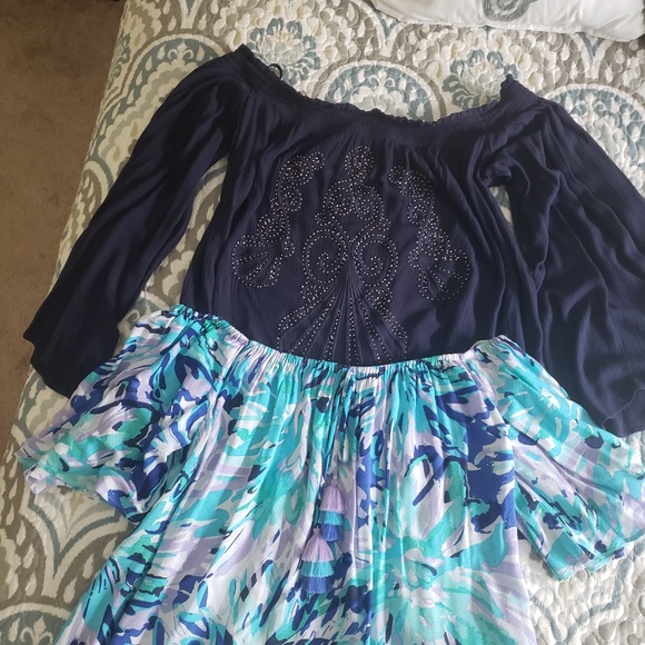 Lilly Pulitzer Tops - Off shoulder tops